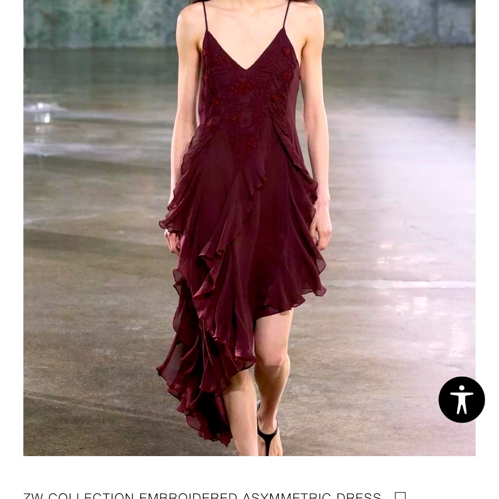 NWT ZW Collection | Embroider Asymmetrical Dress | M